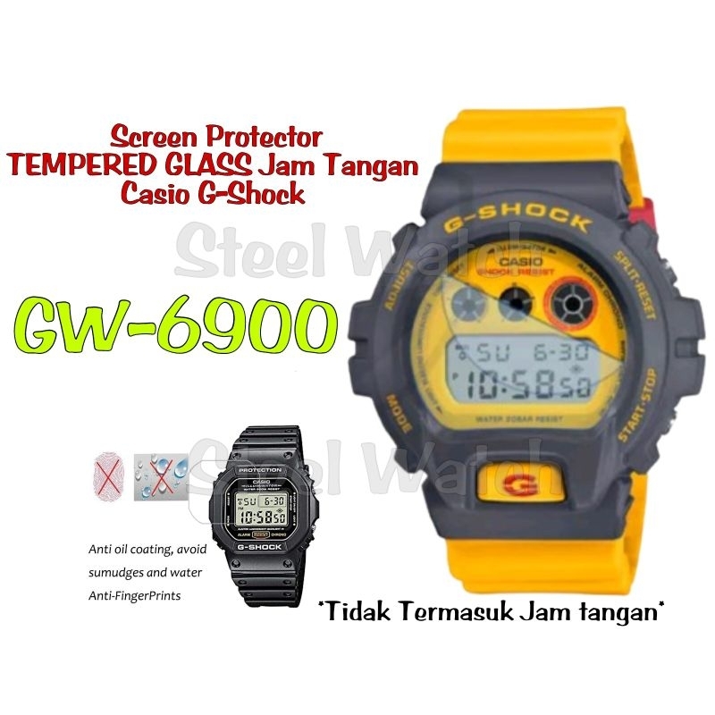 Anti Gores Jam Tangan Casio G-Shock GW-6900 GW6900 Tempered Glass Jam gw6900