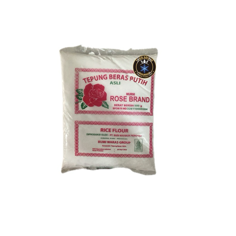 

Rose brand tepung beras putih asli 500gr