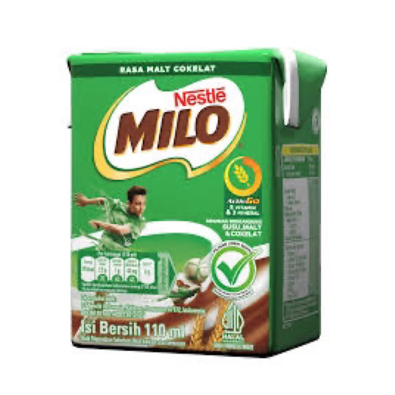 

TERMURAH SUSU KOTAK MILO 110 ML 1 PCS | MILO NESTLE RASA COKELAT | MILO UHT SUSU CAIR | MILO UHT 110 ML