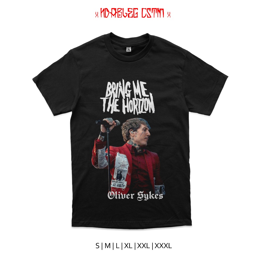 kaos oliver sykes bring me the horizon tshirt oliver sykes combed 24s