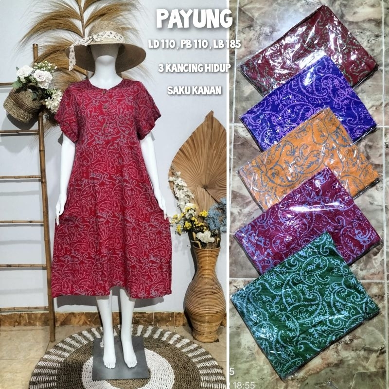 DASTER RAYON CAP PREMIUM LD 110/ DASTER MARISA/KLOK/PAYUNG CAP MOTIF RANDOM