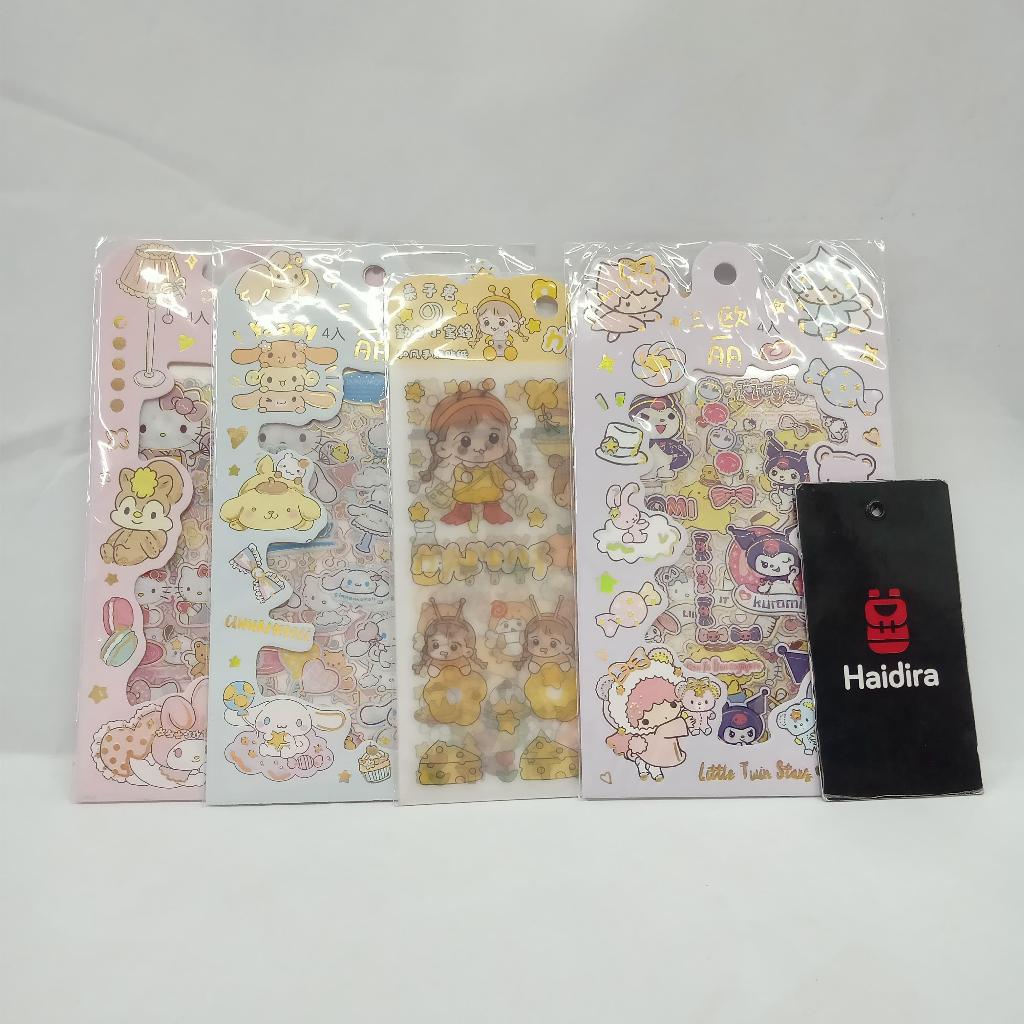 

Sticker Panjang Cute Korean Girl ( 1 Pack isi 4 Lembar ) / Sticker viral