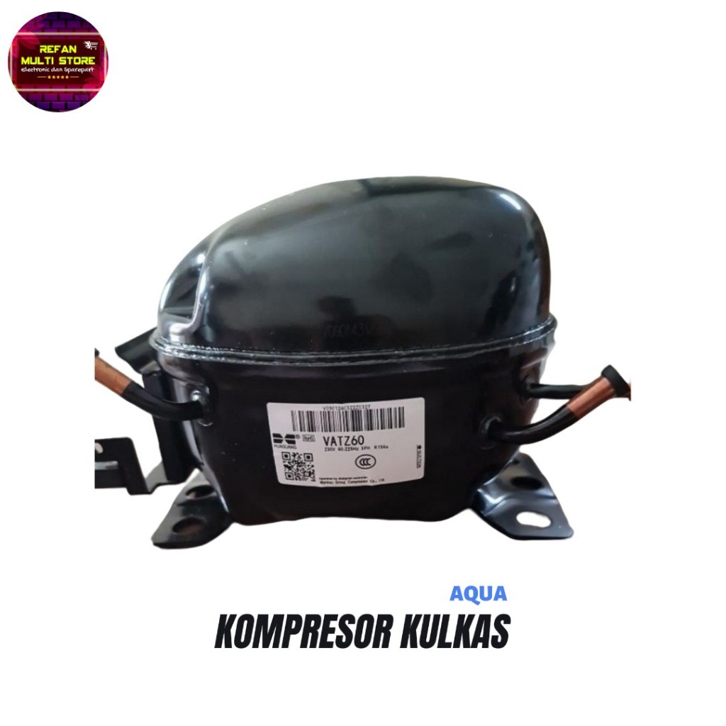 Kompresor AQUA Kulkas 2 Pintu Inverter Code Modul VATZ60 Original New