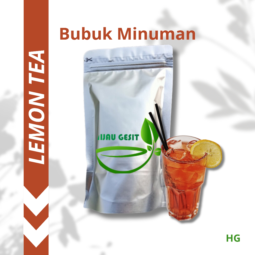 

HIJAU GESIT Blend Bubuk Minuman Premium Quality Rasa Lemon Tea Powder Drink 15 GR Hijau Gesit Powder