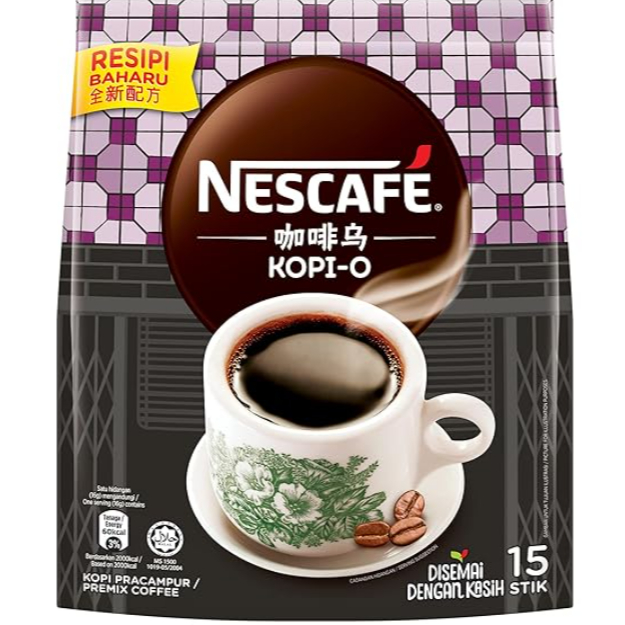 

Nescafe Kopi O tanpa gula