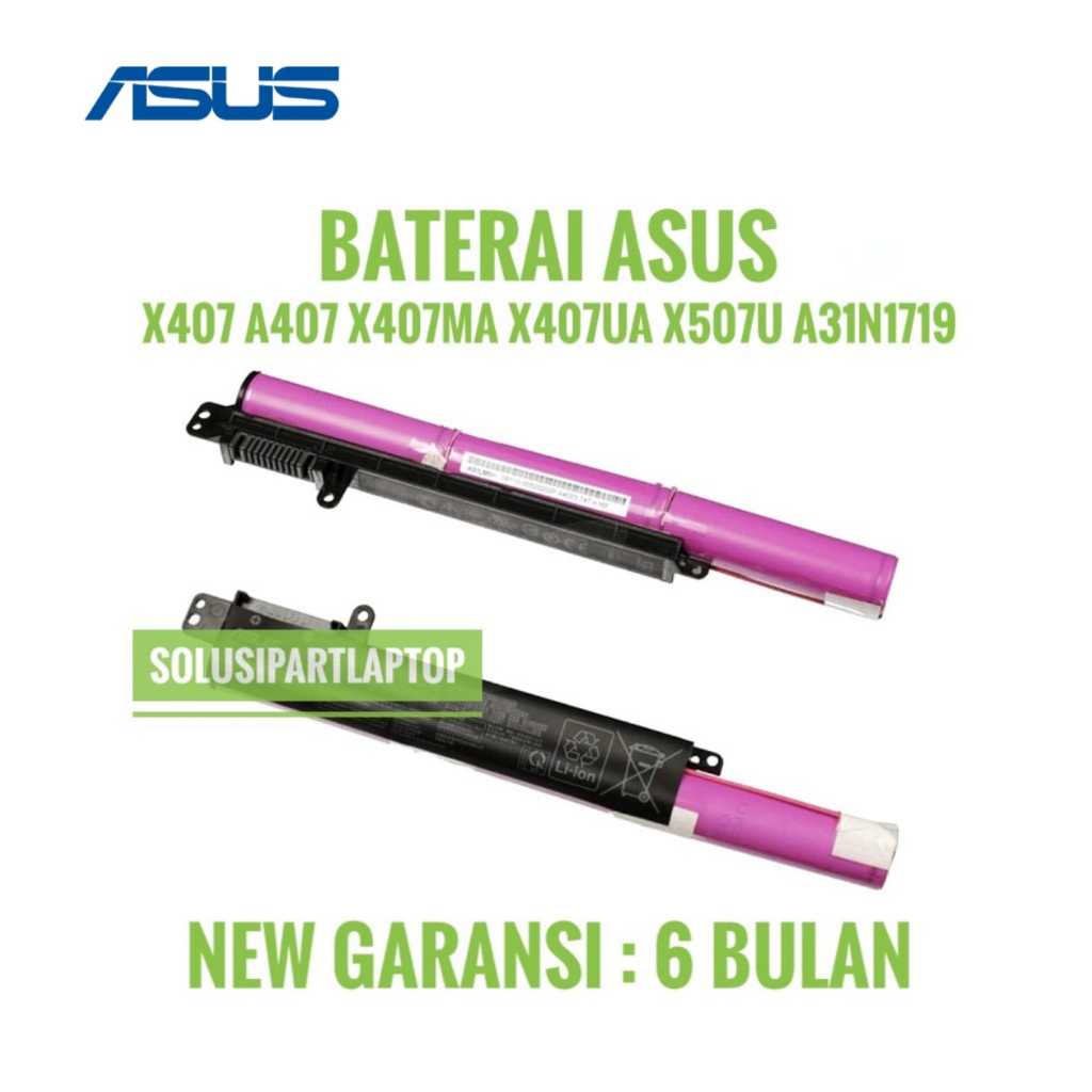 Baterai Laptop Asus A407 A407U A407UA A407M A31N1719