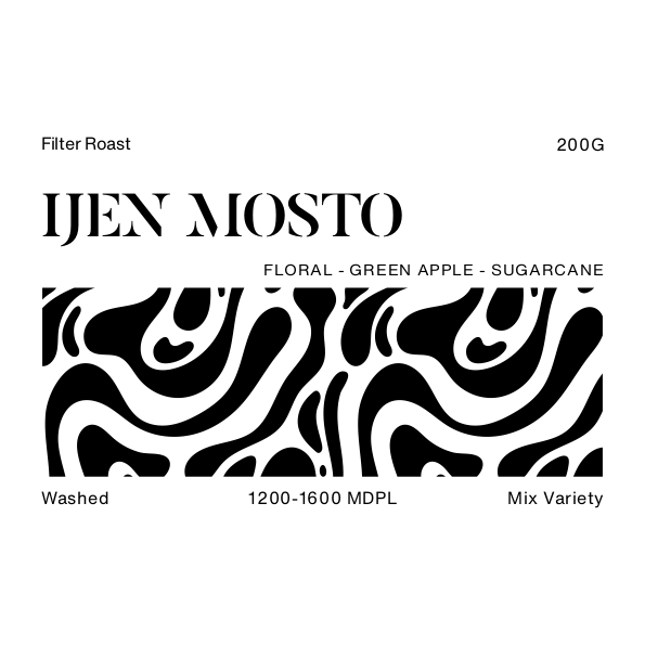 

IJEN MOSTO,Kopi Arabika Ijen Mosto, coffee beans arabica 200 gr