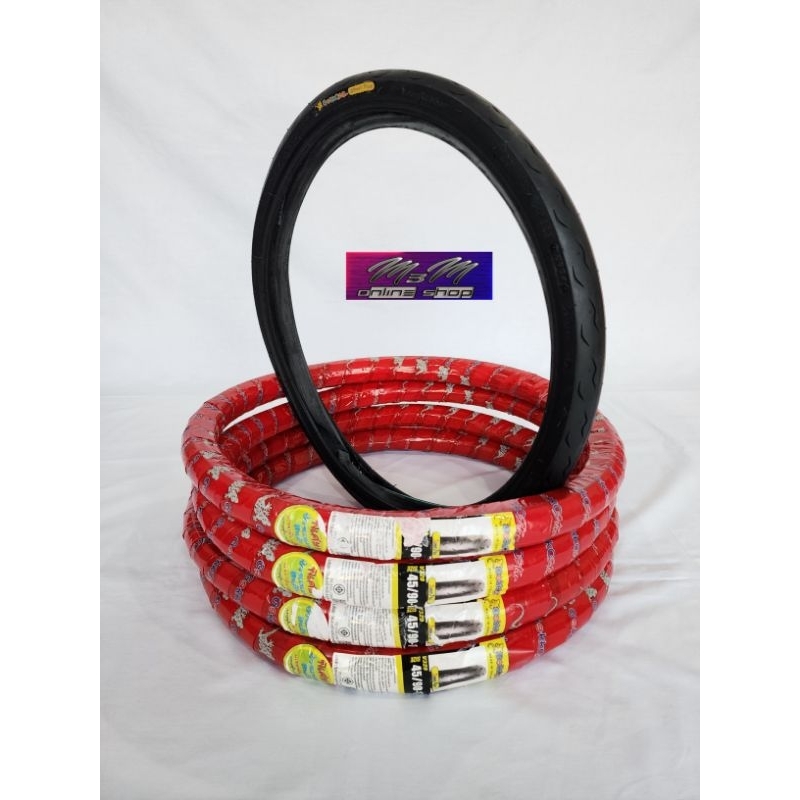 Ban Drag Depan Vee Rubber 45/90×17 + Ban Dalam Produksi 2025
