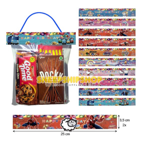 

PLASTIK OPP TALI 25X30CM Isi 10 Pcs / Plastik Bingkisan Snack Ulang Tahun