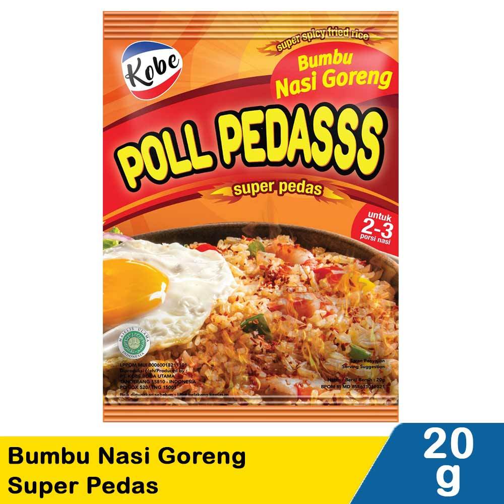 

kobe bumbu nasi goreng poll pedas 20gr