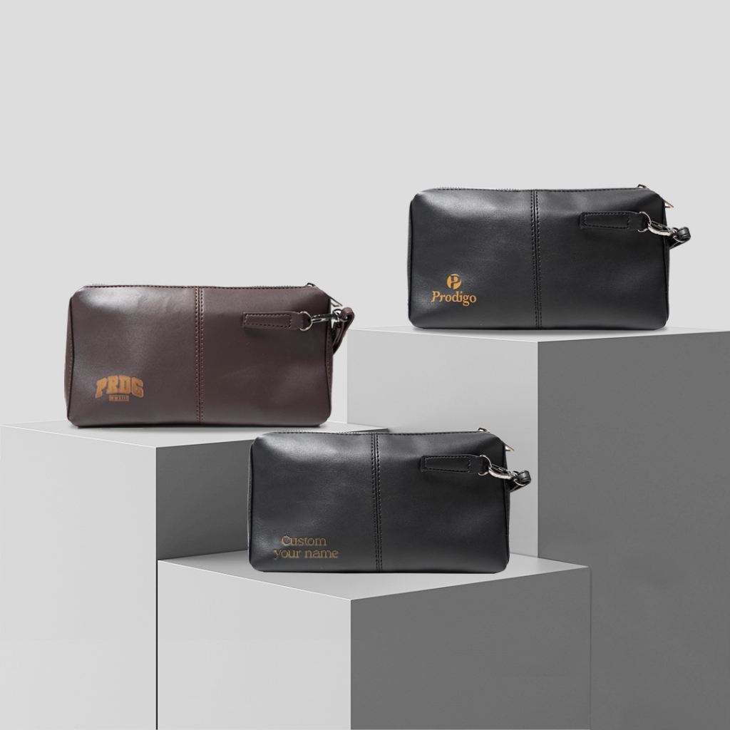 Prodigo * Hand Bag Bolas I Pouch I Clutch Original I Tas Tangan Pria Wanita I Clutch Handbag Premium