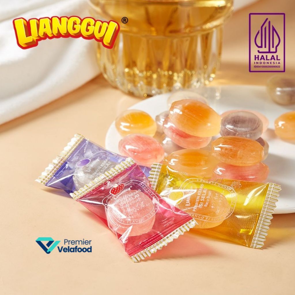 

Piscoklegit_ [Halal] Lianggui Permen Keras Isi Selai I Permen Viral I Isin Selai Dengan 3 Rasa