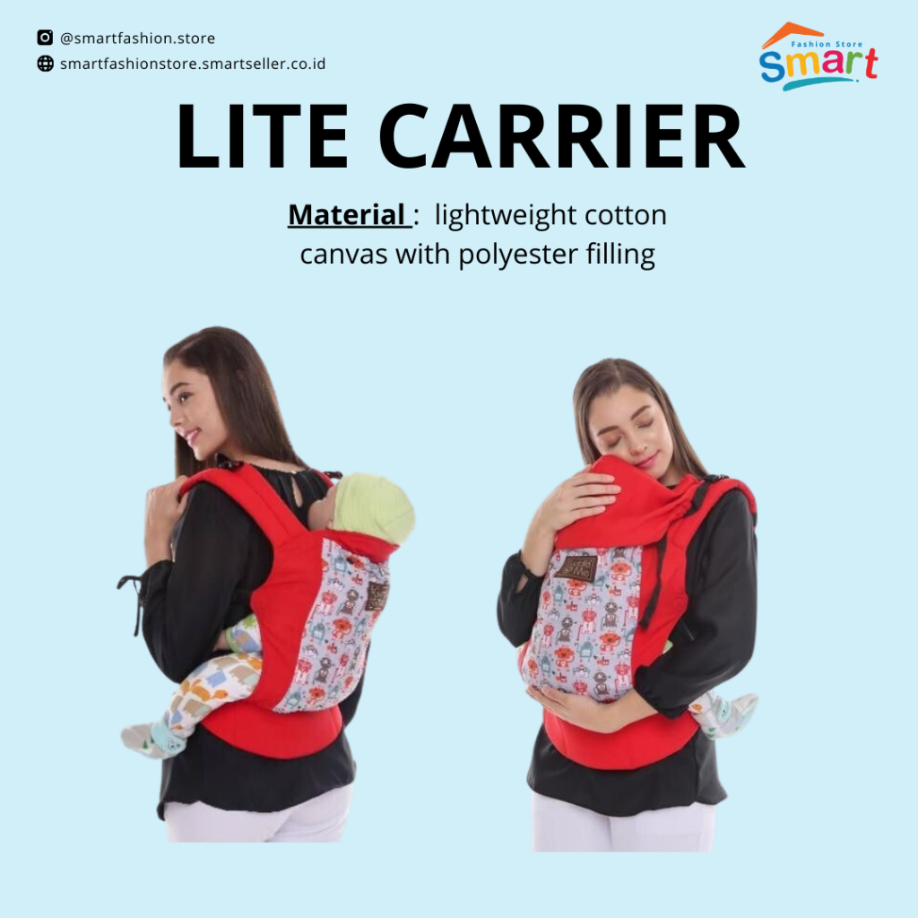 Gendongan Bayi | Gendongan SSC Lite Carrier | Gendongan Lite Carrier | Gendongan CuddleMe Motif | Cu