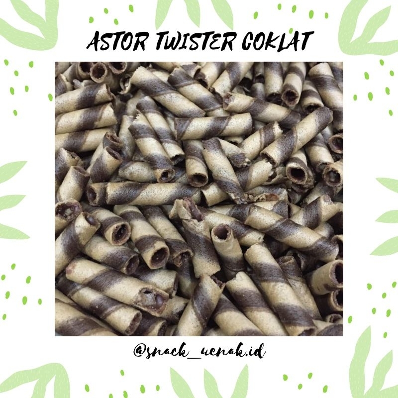 

SNACK KILOAN ASTOR MINI TWISTER COKELAT 250 GRAM | CEMILAN MURAH MAKASSAR