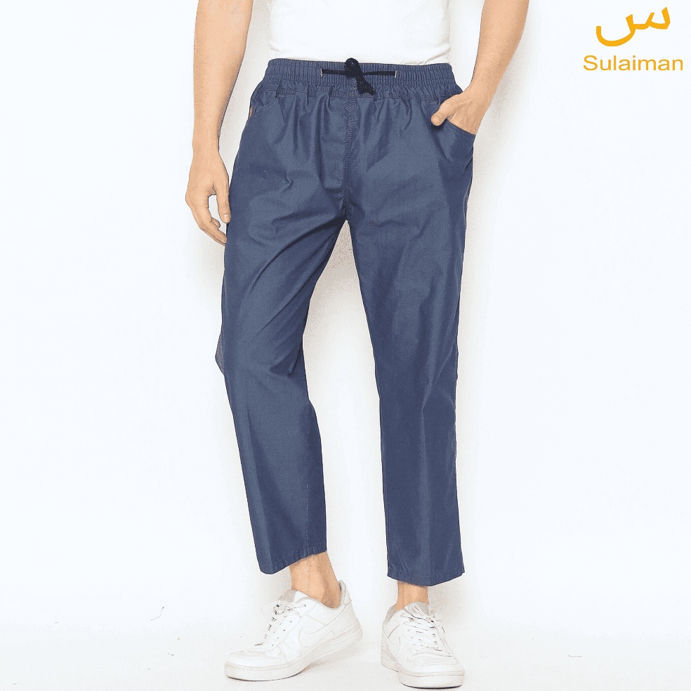 Sirwal Panjang Pria Celana Soft Jeans Denim Bahan Halus Kuat dan Ringan Size M L XL XXL By Sulaiman 