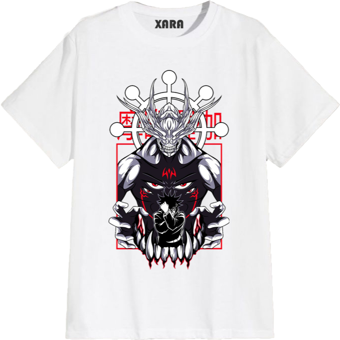 XOS - Kaos Anime Megumi Fushiguro Mahoraga