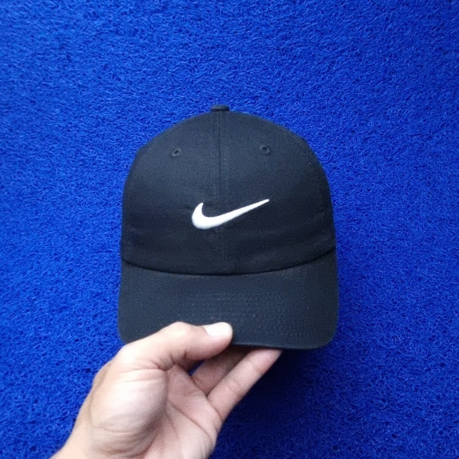 topi nike katun hitam second original