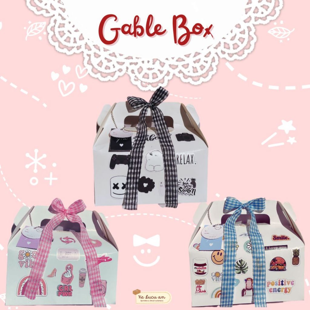 

ke.lucu.an | GABLE BOX | GIFT BOX (ONLY BOX)
