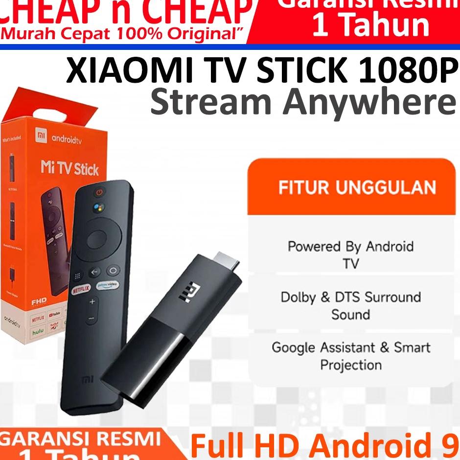 KODE U23L Mi TV Stick FHD 18P Android Xiaomi Stik Full HD Set Up Box STB Smart SmartTV