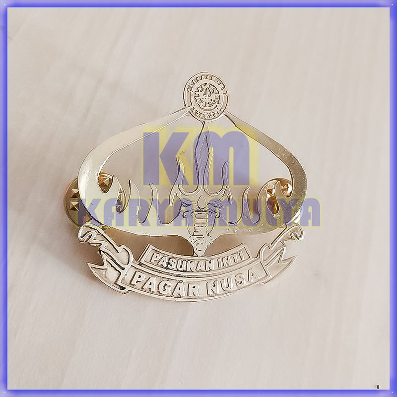 Lencana Emblem Pencak Silat Pasukan Inti Pagar Nusa Pin Pasukan Inti Pagar Nusa - Karya Mulya