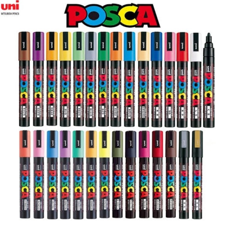 

KODE P49H SPIDOL POSCA PC5M PAINT MARKER UNI POSCA TERMURAH KALIGRAFI MUSHAF