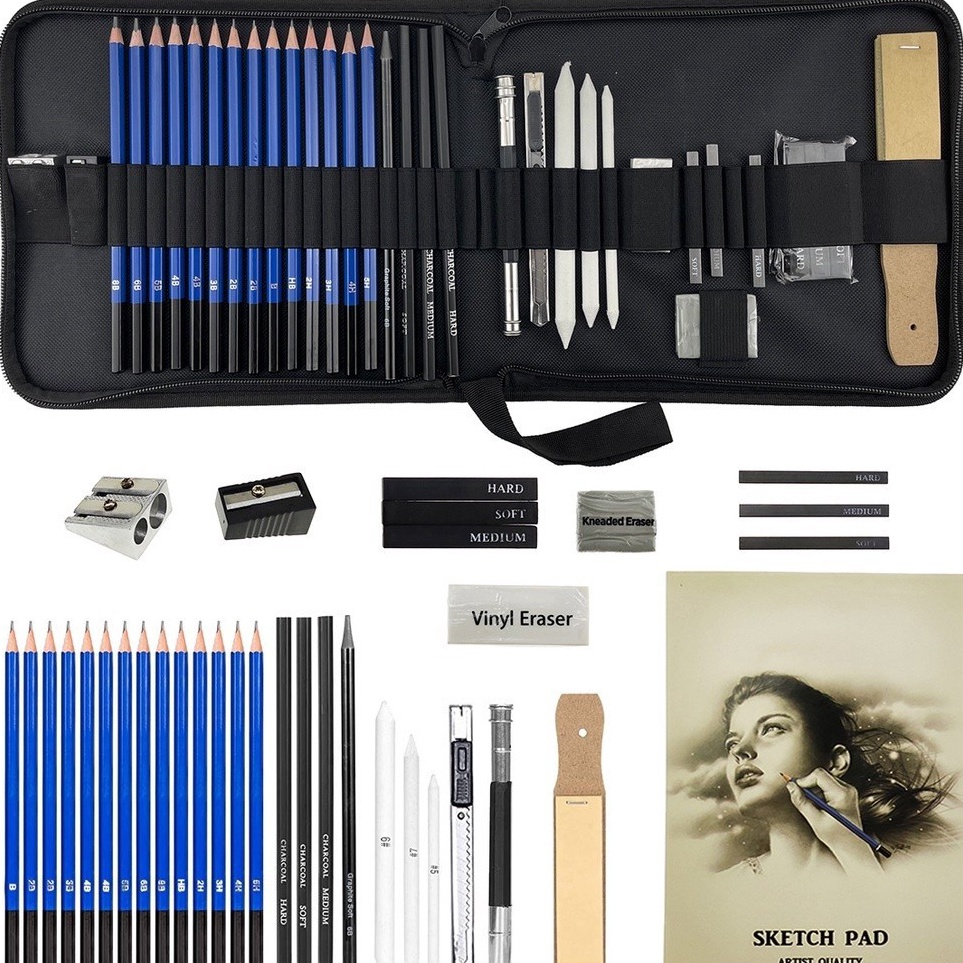 

KODE A37K 33PCSSet Sketch Pensil Pisau Penghapus dan Pensil Gambar untuk Keperluan Sekolah Pencil Drawing Set