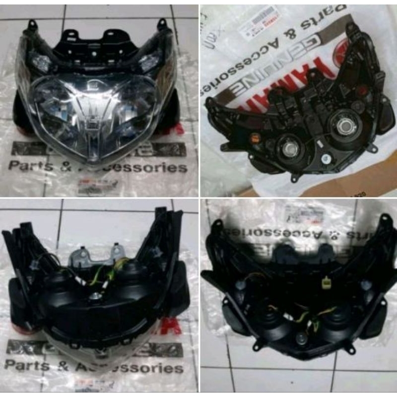 REFLEKTOR LAMPU DEPAN XEON KARBU ORIGINAL