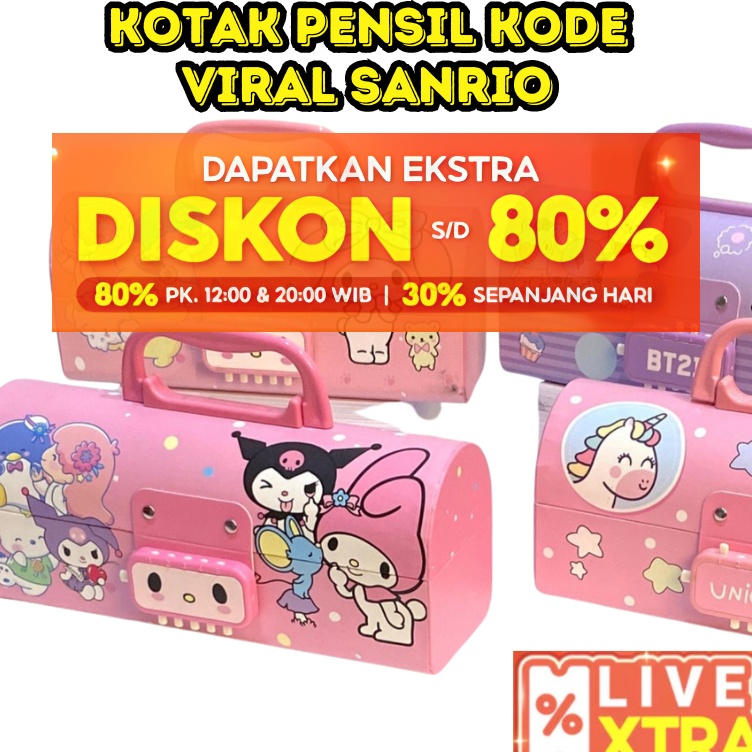 

KODE B49Y BOS Kotak Pensil KartonKunci PinTempat PensilPencil Case Locker