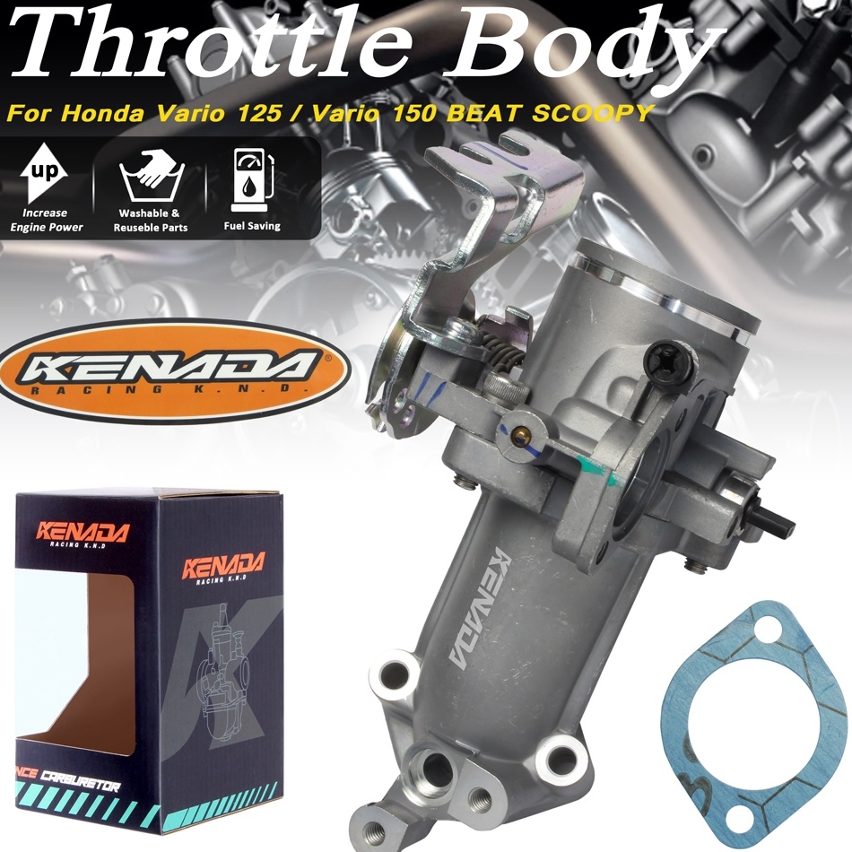 KODE J24U KENADA RACING Throttle Body  TB  Vario 125  Vario 15 26mm 28mm 3mm 32mm 34mm