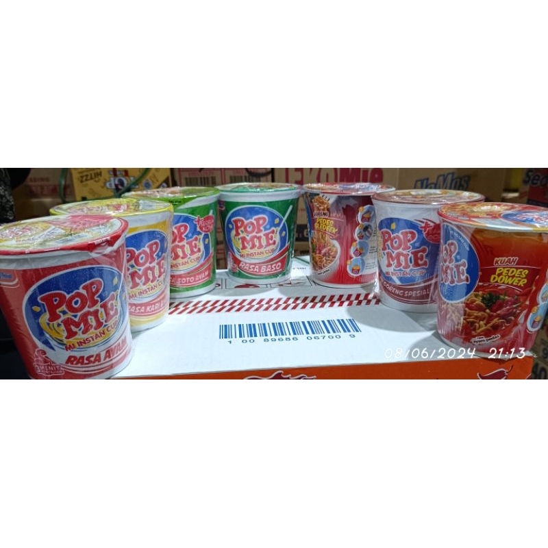 

Pop Mie All Varian -Mi Instan Cup-