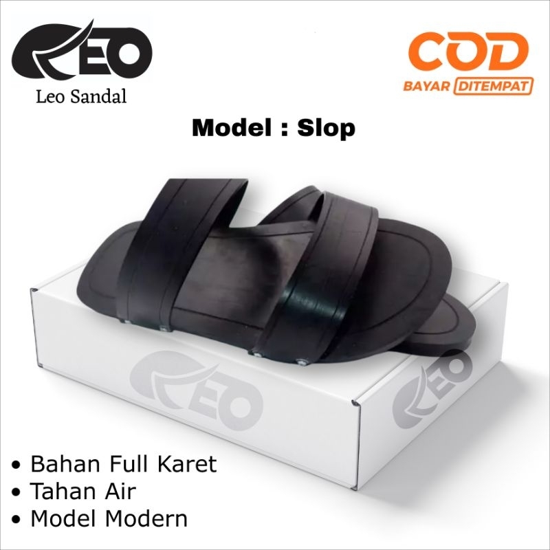 sandal ban sandal karet madura sandal Pria awet dan tahan air model Slop