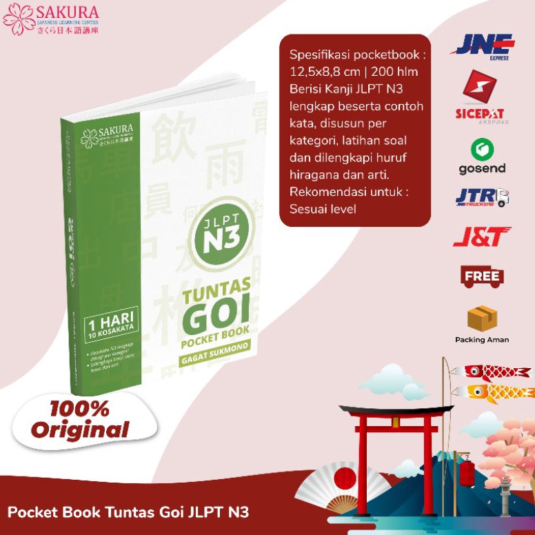 KODE A77N TUNTAS GOI JLPT N3 BUKU SAKU