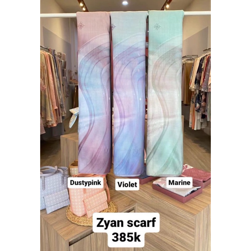 ZYAN SCARF RIA MIRANDA, NEW ORIGINAL WITH BOX