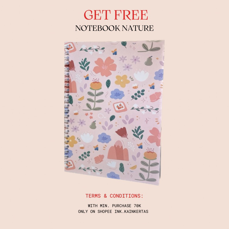 

FREE GIFT (Notebook Nature A5)