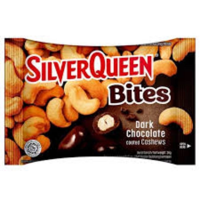 

Silver Queen Bites 30gr milk chocolate / dark Chocolate