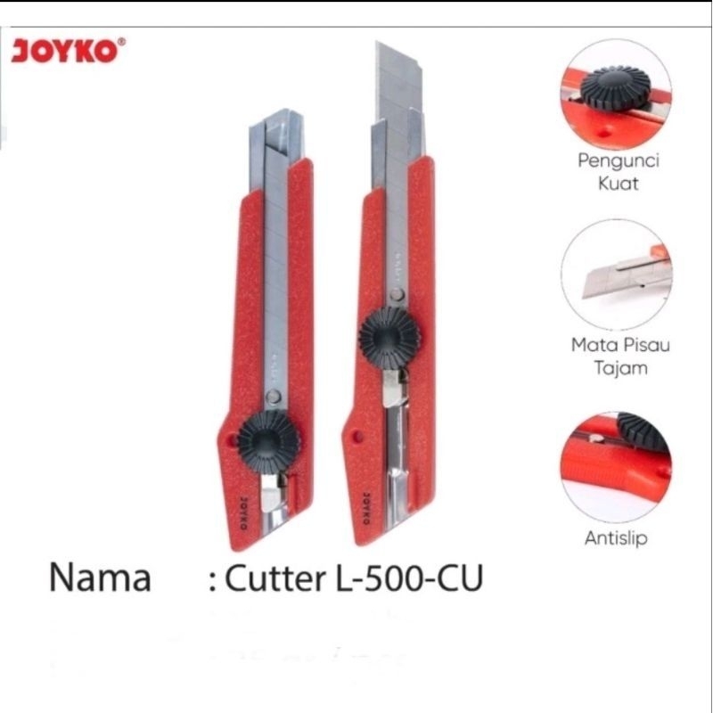 

Cutter Pisau Kenko L-500 Isi L-150