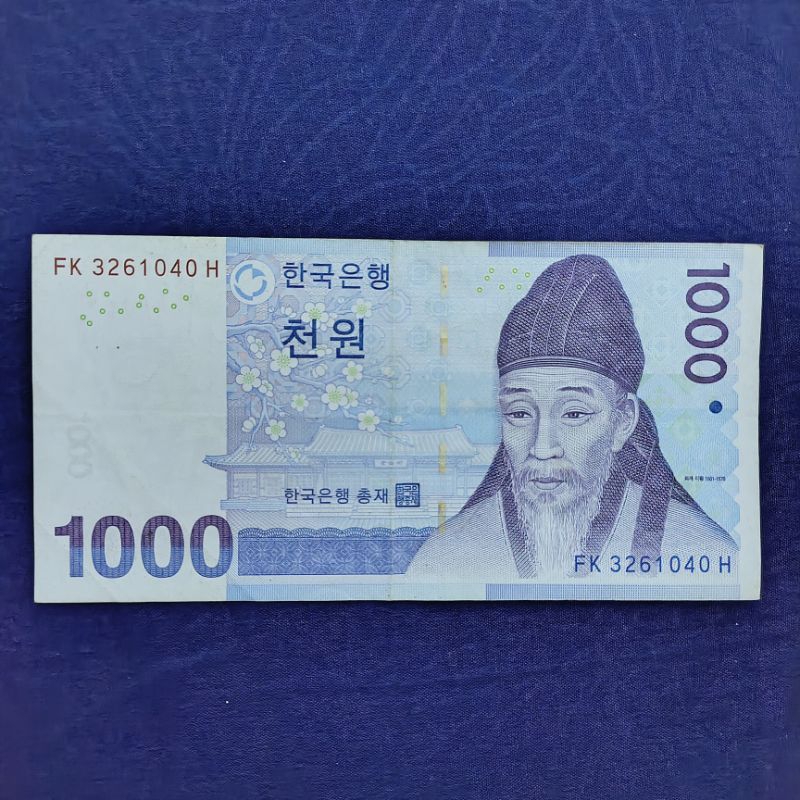 Uang Asing KOREA ( SELATAN ) 1000 Won