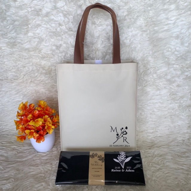GTC - TOTEBAG CUSTOM / TOTEBAG KANVAS / SOUVENIR TOTEBAG / SOUVENIR PERNIKAHAN