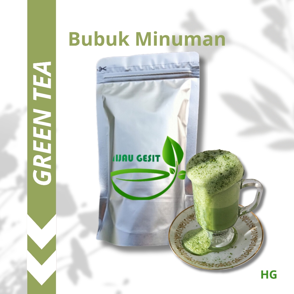

HIJAU GESIT Blend Bubuk Minuman Premium Quality Rasa Green Tea Powder Drink 15 GR Hijau Gesit Powder
