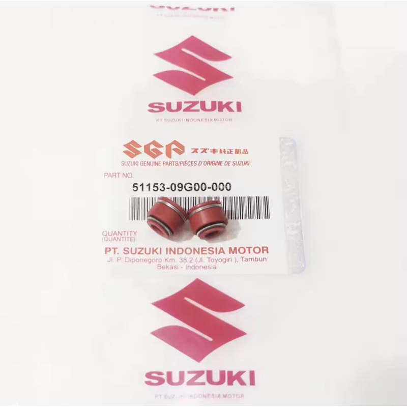 SEAL SIL KLEP SMASH SHOGUN 110 125 SP SPIN NEX HAYATE ORANGE SUZUKI BEBEK MATIC ASLI THAILAND 1SET 2