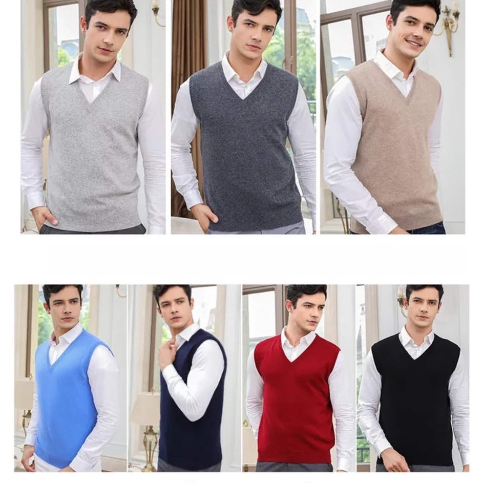 Top Now  sweater rajut rompi korea  top vest pria wanita  vest top  atasan pria