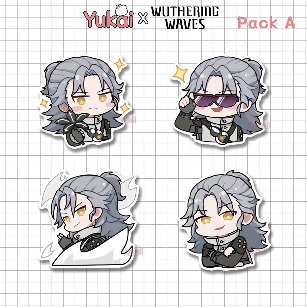 

Stiker Pack Aalto Wuthering Waves Premium, Sticker Anime Waterproof