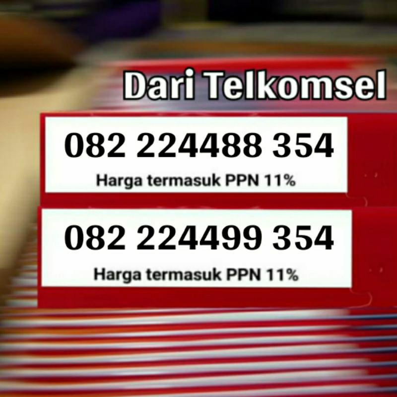 PERDANA TELKOMSEL CANTIK 224488 2224488 354 ESA