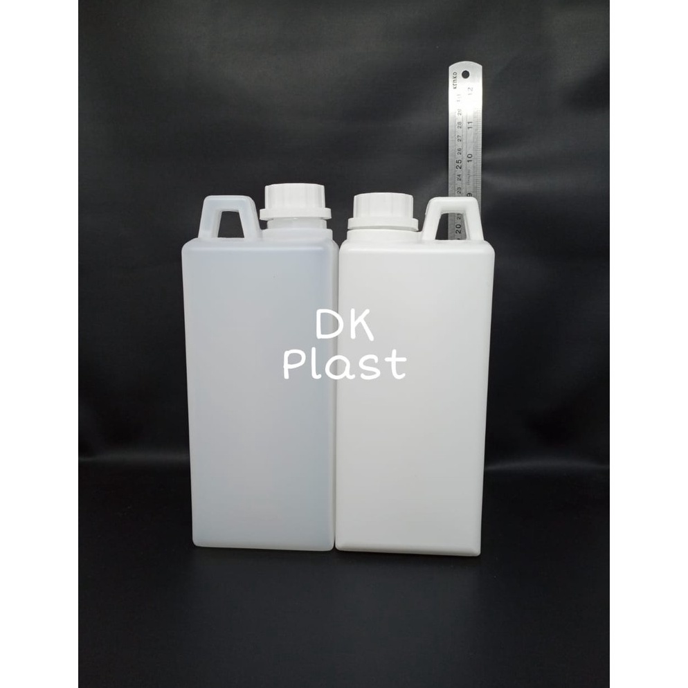 Sudah READY Jerigen 1ml Jerigen 1 liter HDPE TUTUP SEGEL BESAR ISI 1PCS BAHAN TEBAL