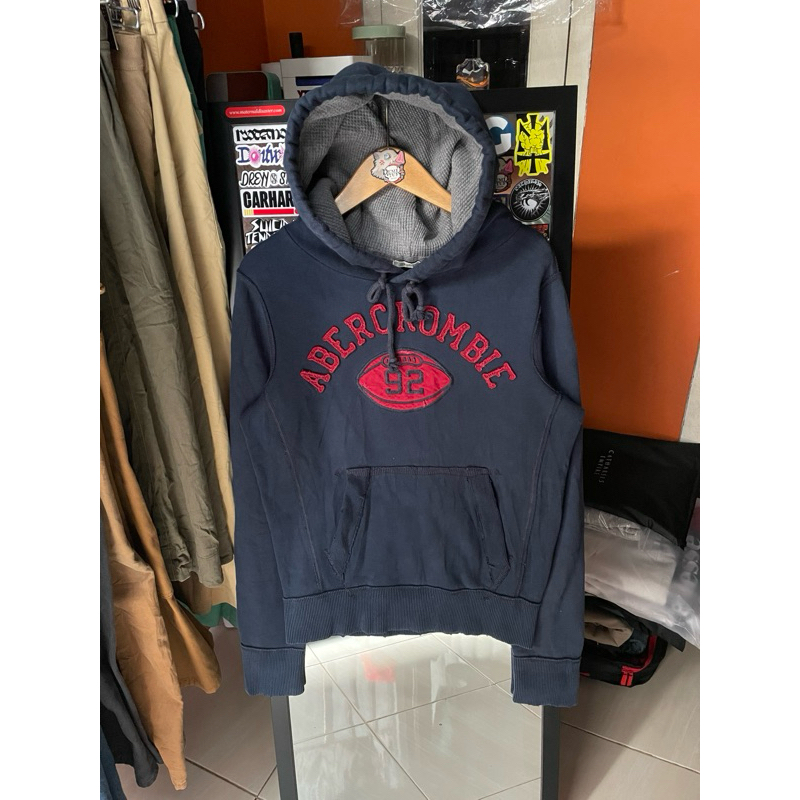 ABERCROMBIE 92 HOODIE NV RIPPED