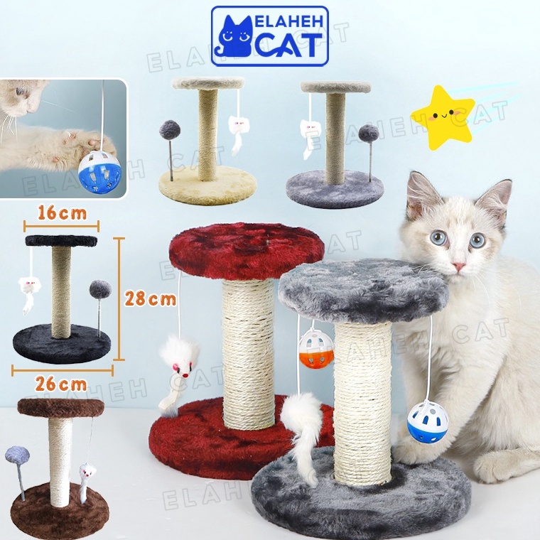 Oke Pr Cat Scratcher Cat tree Kayu Cakaran Kucing Garukan Cat Condo Kucing Mainan Kucing