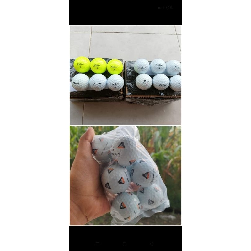 BOLA GOLF SECOND/BEKAS PROV1 & TP5 (20pcs)