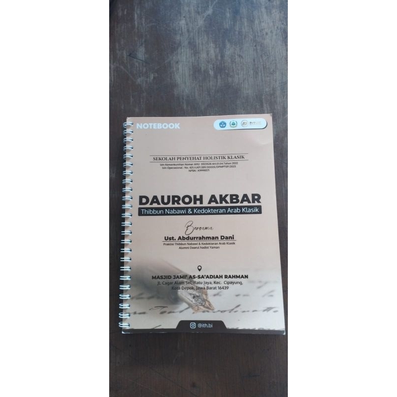 

note book cetak