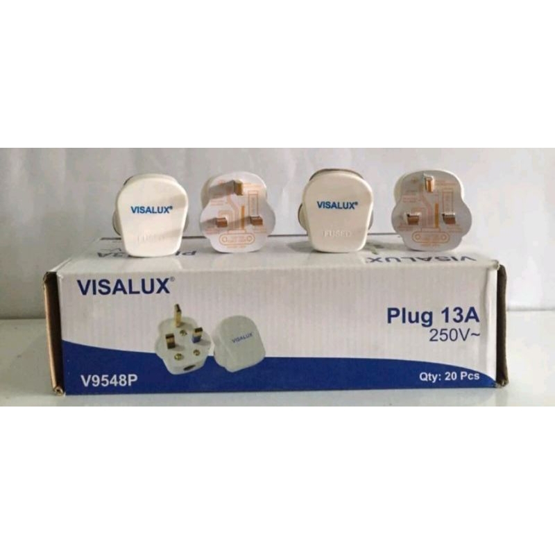 STEKER/COLOKAN AC KAKI 3 VISALUX