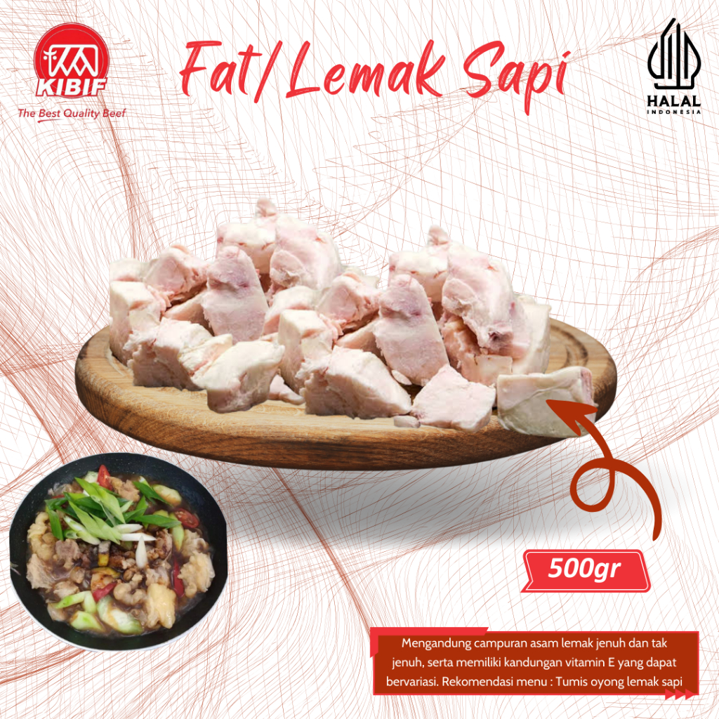 

Fat / Lemak Sapi 1kg